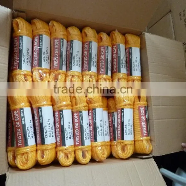 Polyester / Polypropylene Braided Rope / PP Hollow Braided Rope / 8 Strands / 16 Strands photo-6