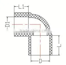 HIGH QUANLITY REDUCING ELNOW OF PVC GB STANDARD PIPES & FITTINGS FOR WATER SUPPLY photo-2