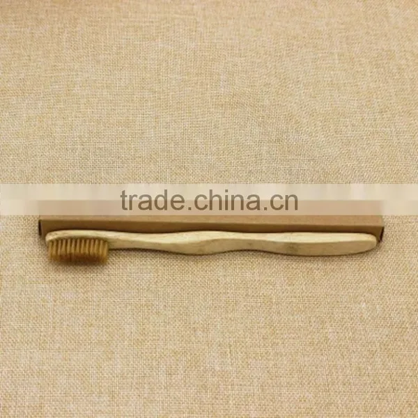 Ec-friendly Nice-looking Custom Natural Color Bamboo Toothbrush photo-4