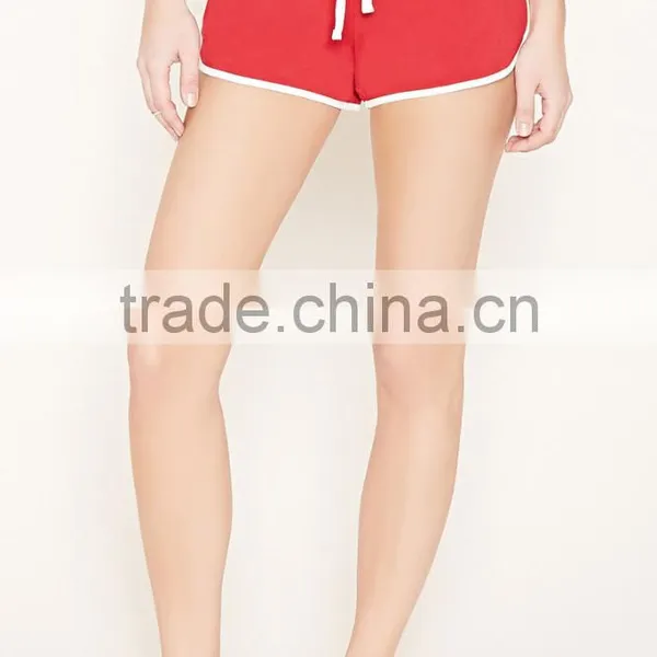 Create Your Own Brand Sport Clothing 100% Cotton Drawstring Summer Bulk Wholesale Athletic Works Shorts For Women photo-5