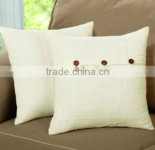 Cream Color Pillow With Strip and Comforter Set (EV-B004-P)