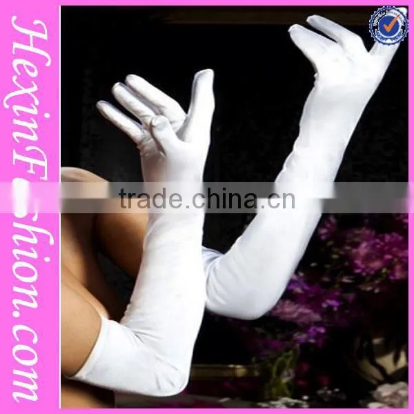 Opera Elbow Length Pearl Long Satin Gloves Importers