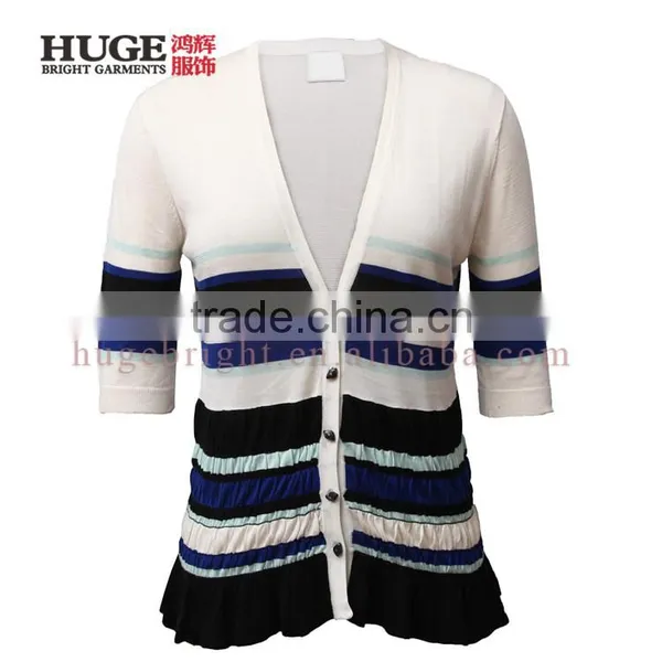 China Manufacturer New Design Fashion Cardigan Sweater Coat