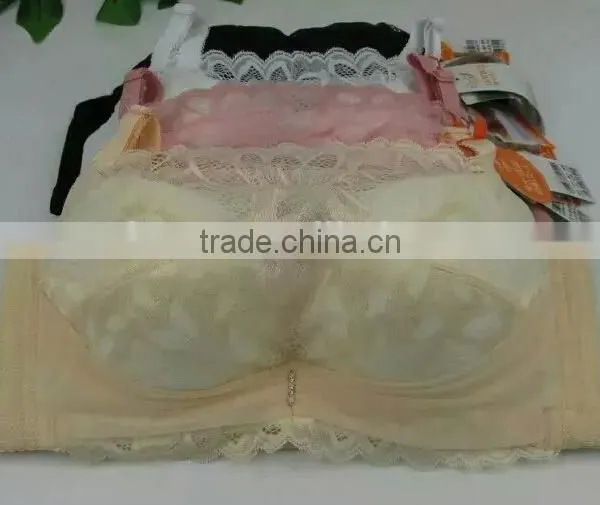 GZY Garment Stock Lots Wholesale Price Hot Selling Lace Bra Manufacturer New Design Cheap photo-4