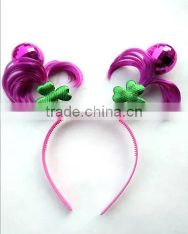 Cartoon Soft Plush Ghost Hairband Cheap Ghost Design Soft Plush Hair Jewelry for 2016 Christmas Promotion Gifts photo-5