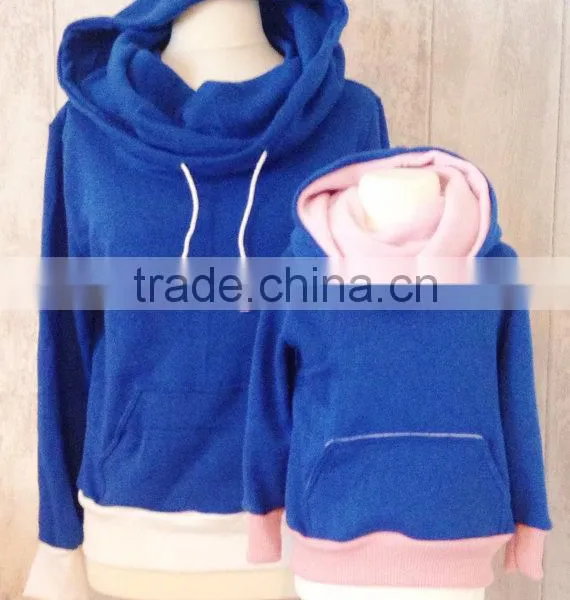 2017 Lovely Mommy and Me Scoop Neck Athletic Long Sleeve Casual Sweatshirts and Sweatshirts Clothing Outfits photo-2