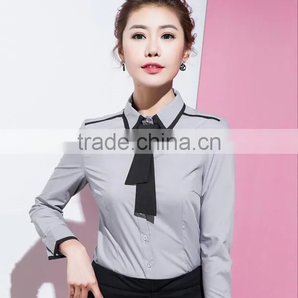 Custom Chantilly Factory Discount Latest Formal French New Style Mature Women Blouse photo-4
