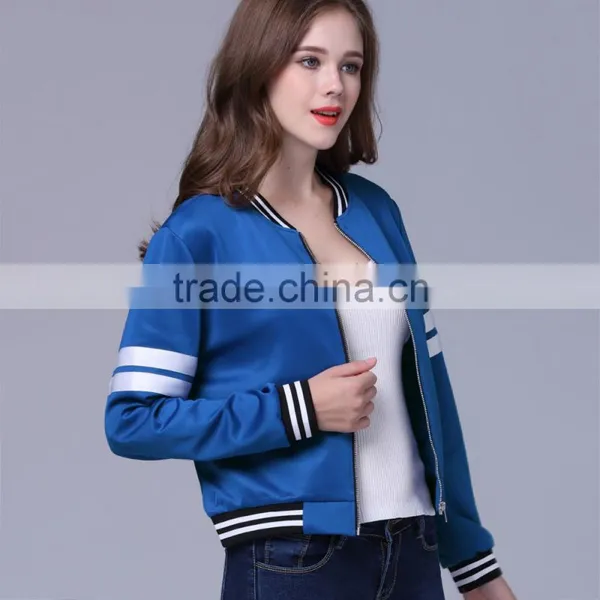Tailor Made up and Down Color Logo Printing Sport Jacket For Wholesale 2017 photo-2