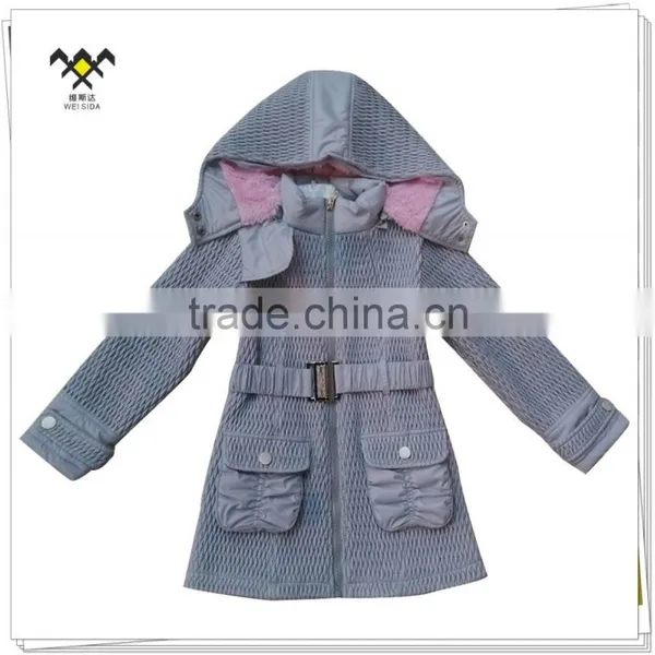 2016 Latest Machine Quilted Cotton Jackets for Girls