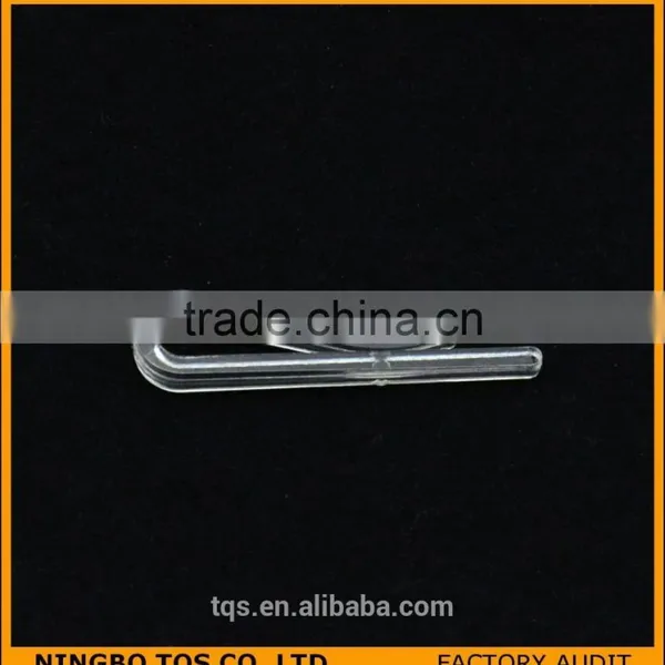 Hot Sale U-shape Transparent Shirt Packing Plastic Clips photo-4