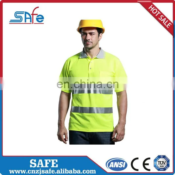 Wholesale High Visibility Orange Safety Shirts