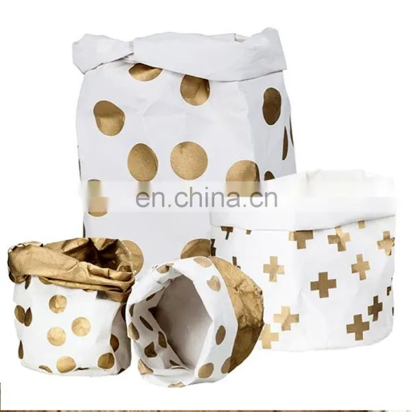 Custom Eco-friendly Material Krfat Paper Rice Bags photo-3