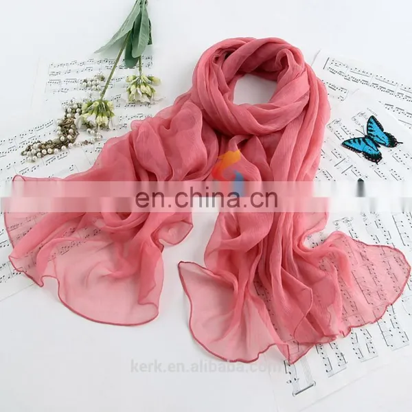 Ladies Spring Floral Muslim Hijab,stereo Embroidery Pattern, Plain Silk Chiffon Shawls,women Scarves photo-6