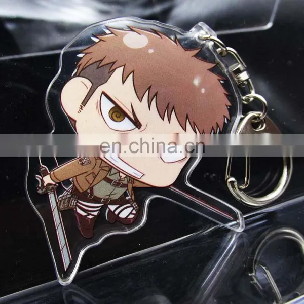 PMMA Material Cartoon Cute Blank Acrylic Keychain photo-6