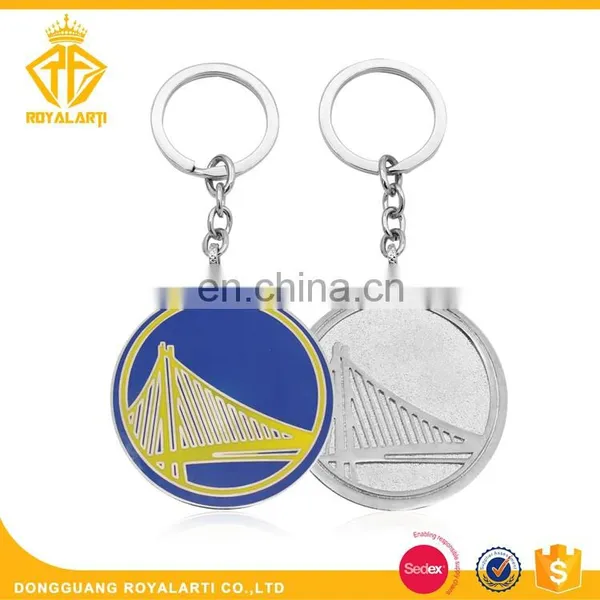 Factory Price Spin Custom Keychain in Silver Plating photo-5