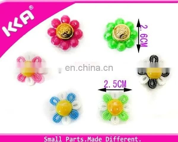 Plastic Shoe Buckle Flower Accessories photo-2