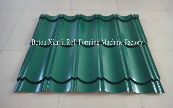 Steel Tile Roofing Roll Forming Machine photo-5