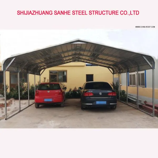 Easy Asemble Backyard DIY Steel Shed Car Shelter Kit Large Garage Canopy Metal Portable Car Port photo-3