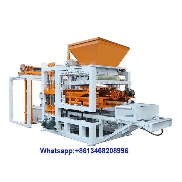 QT4-18 Cheap Automatic Hydraulic Concrete Hollow Block Machine /paver Tile Block Making Machine photo-2