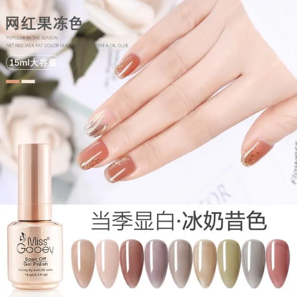 Color Full / Clear With Applicator Monochromatic Nail Gel photo-2