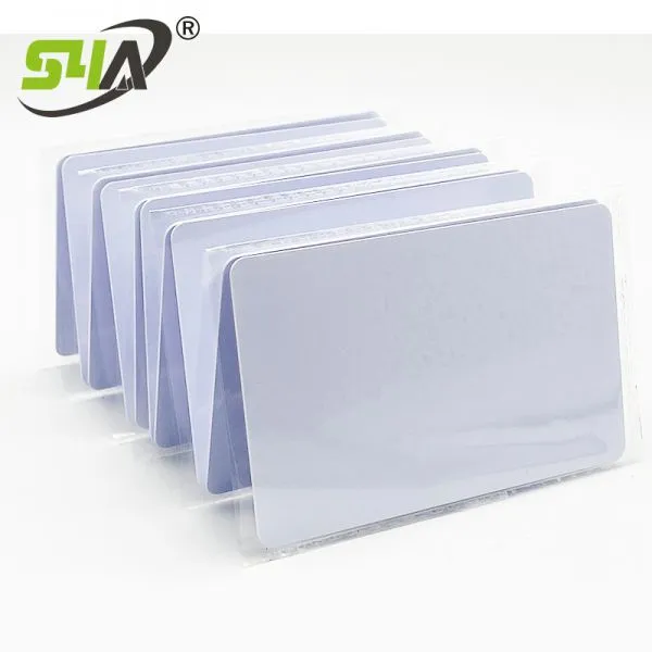 Access Control id Card Buckle 125K Frequency White Card IC Buckle 13.56MUID Parking Elevator Card photo-4
