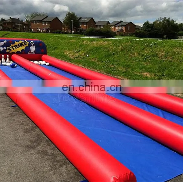 Giant Inflatable Human Bowling Pins Balloon Lanes Cheap Outdoor Inflatable Sport Bubble Bowling Ball Alley Set Game photo-4
