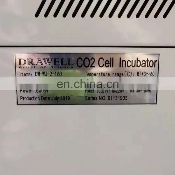 Drawell Cell Culture High Quality 80L WJ-2 CO2 Incubator Chamber photo-3