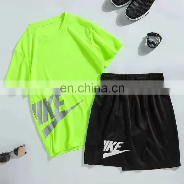 Summer Men Polyester Fiber Suit for Outdoor Running Wear Quick Dry photo-3