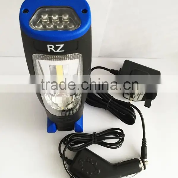 3W COB+7LED Rechargeable Led Flexiable Magnetic Work Light photo-3