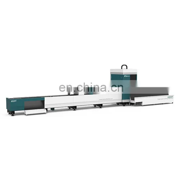 2021 LXSHOW Professional Pipe Tube CNC Fiber Metal Laser Cutting Machine for Square Round Pipe Steel / Pipe Cutter photo-3