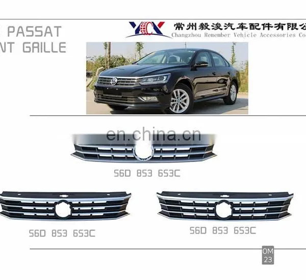 Car Intake Grille (LOW CONFIGULATION) for vw Passat 2016 Auto Parts Front Grille (LOW CONFIGULATION) OEM 56D 853 653C photo-3