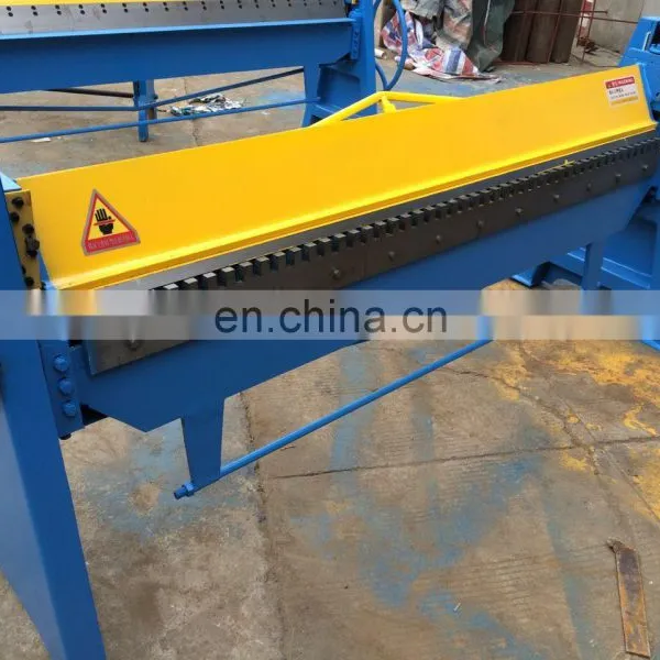 Factory Manufacturer 2mm 1000mm WS-2*1000 Thin Steel Manual Edge Folding Machine for Metal Plates photo-4