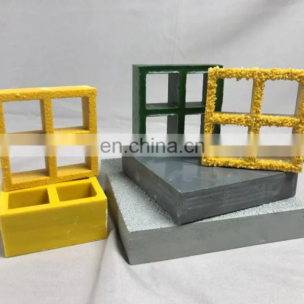 Fiberglass Grille High Quality High Strength Light Weight Customized 38*38*38mm 25*25*25mm 50*50*50mm FRP Molded Grating photo-5