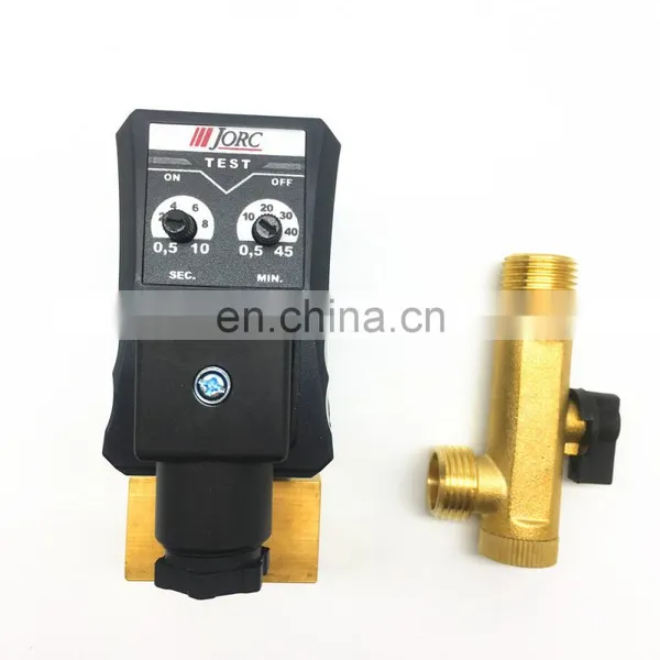 JORC 1/2 AC230V Multifunction Automatic Electronic Timer With Auto Drain Valve for Compressor
