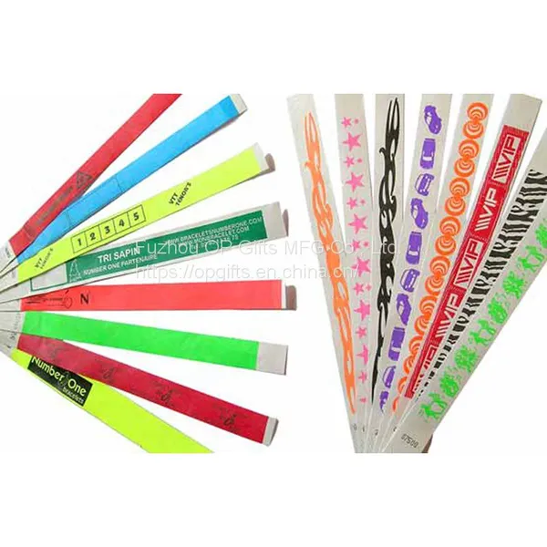 Paper One Time Wristbands