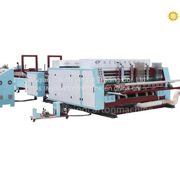 Automatic Folder Gluer Stitcher Machine for Corrugated Box photo-2