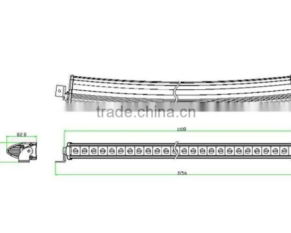 Auto Led Boat Lights 30W Slim 6000K ac Waterproof Led Light Bar From China Factory photo-4