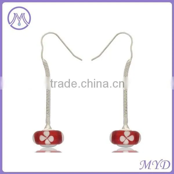 Murano Glass Bead Earrings photo-5