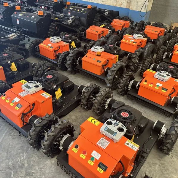 Remote Mower Price, China Remote Control Brush Cutter Price, Tracked Remote Control Lawn Mower for Sale photo-2