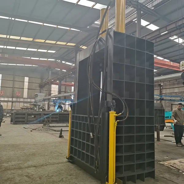Vertical Hydraulic Cardboard Box Baling Press/Hydraulic Cans Waste Plastic Films Baler Machine photo-5