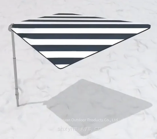 Small All-aluminum Square Cross Telescopic Beach Sunshade Umbrella for Shadow Shading photo-3