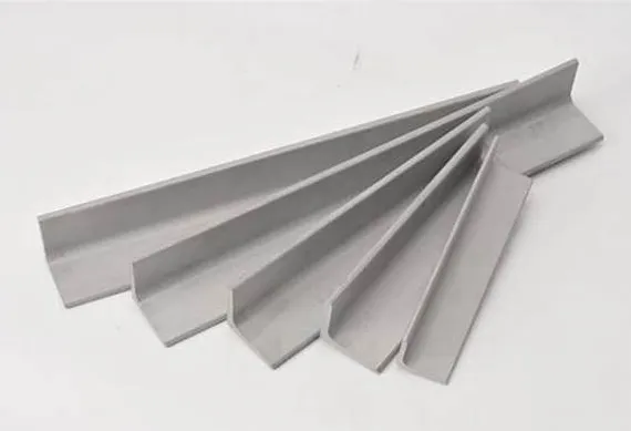 Sandblasting 316L Stainless Steel Angle Bar Size 2