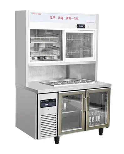 Stainless Steel Kitchen Ice Bar, Disinfection and Seasoning All-in-one Machine