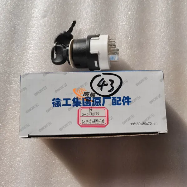 Original XCMG 803691833 35939 Key Switch for Wheel Loader Spare Parts in Stock. photo-3