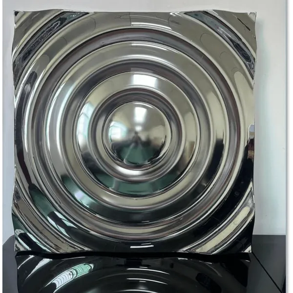 Shopping Mall DecorationCustom Color FinishAbstract Metal Wall Sculpture photo-3