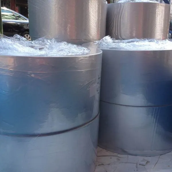50mic Silver PP BOPP Self Adhesive Label Stock Jumbo Roll Water Based Acrylic Glue Glassine Liner photo-4