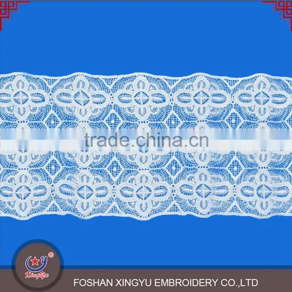 Economical Custom Design Affordable White Crochet Floral Lace Collars Neck Trimming in White Color photo-2