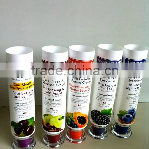 Plastic Tube With Acrylic Screw Cap for Skincare Packaging photo-6