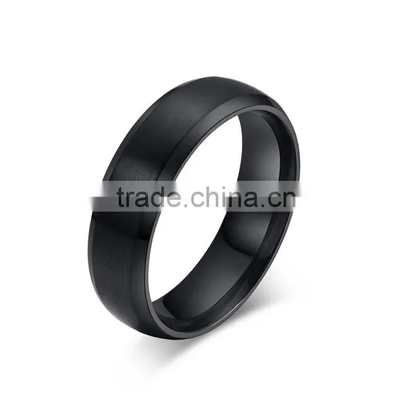 Blue Color Titanium Stainless Steel Ring photo-6