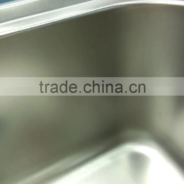 Kitchen Apron Single Bowl Stainless Steel Sink With Tray HD8143 photo-3